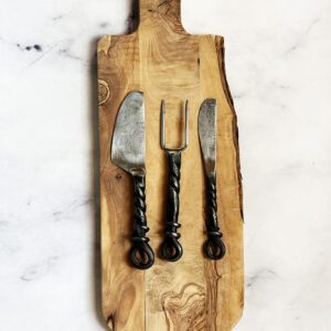 Artisan Forged Cheese Knife Set