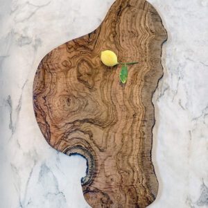Hand-carved Olive Wood Board 32x18"